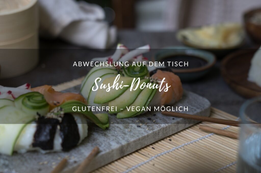 Sushi-Donuts Selbstgemachte Sushi-Donuts