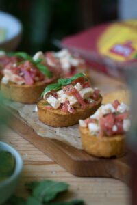 Bruschetta mit Feta & Wassermelone