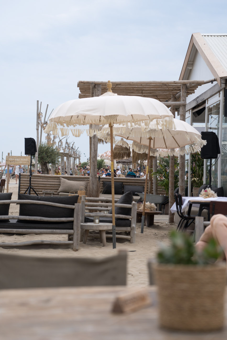 Sonnenschirme am Strand