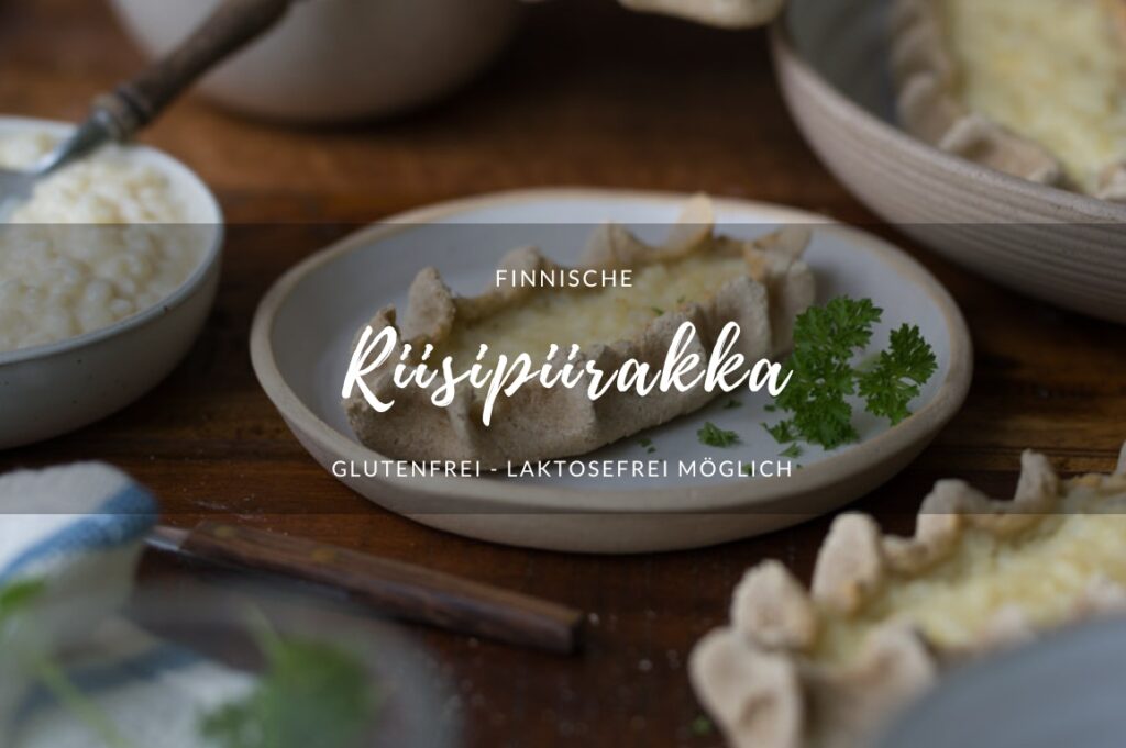 Rezept für finnische Riisipiirakka, glutenfrei