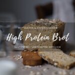 Rezept für selbstgemachtes Eiweißbrot.